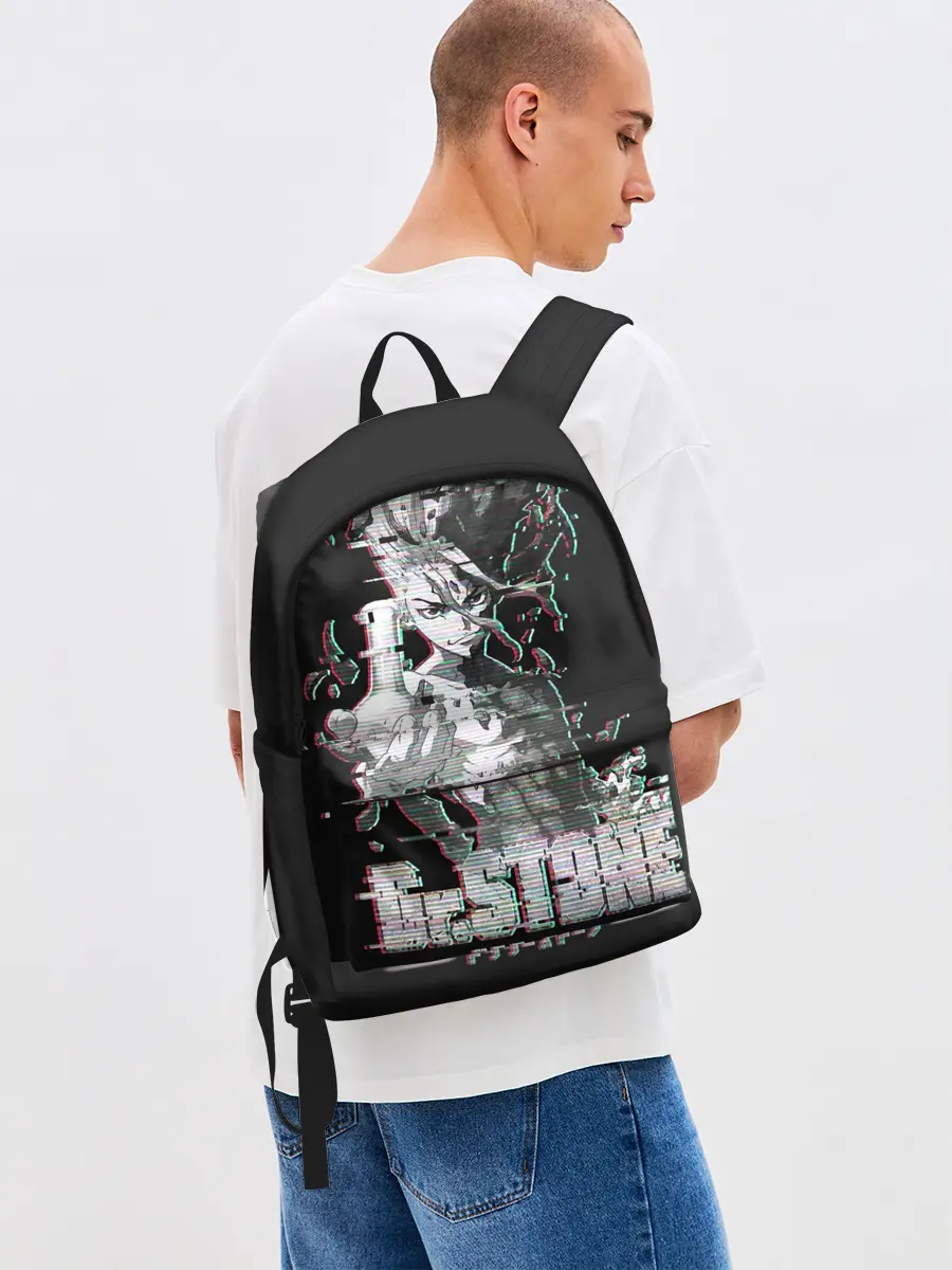 Рюкзак джинсовый / Доктор Стоун