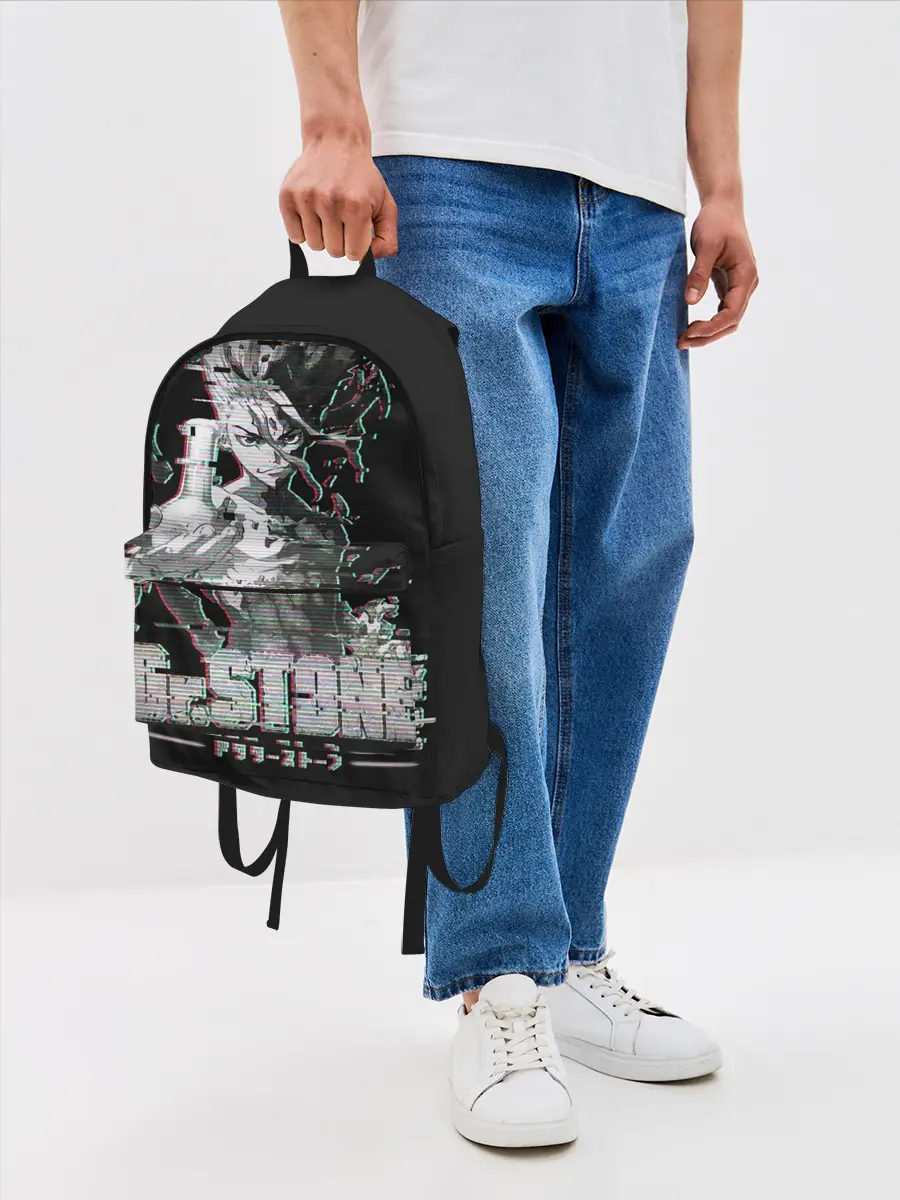 Рюкзак джинсовый / Доктор Стоун