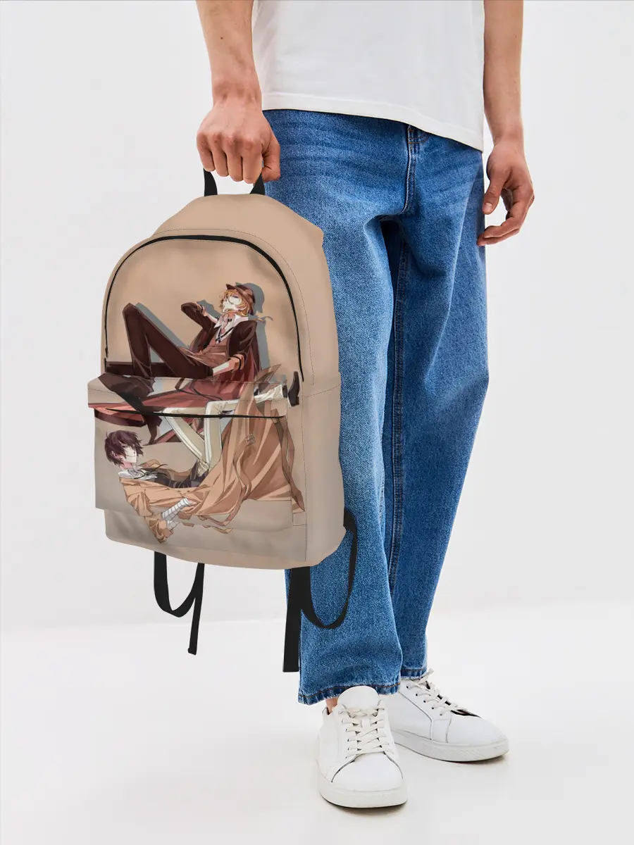 Рюкзак джинсовый / Дазай и Чуя