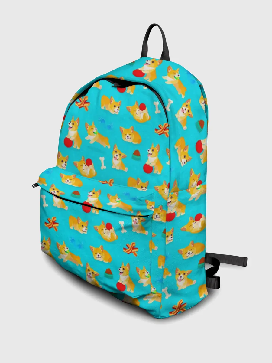 Рюкзак джинсовый / Корги