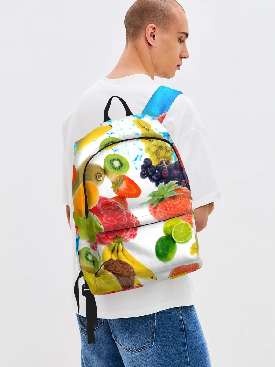 Рюкзак джинсовый / фрукты