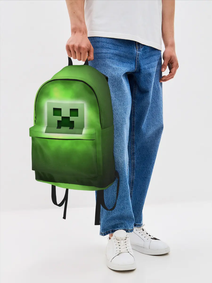 Рюкзак джинсовый / MINECRAFT | МАЙНКРАФТ