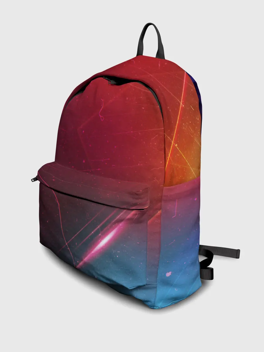 Рюкзак джинсовый / НЕОНОВАЯ АБСТРАКЦИЯ