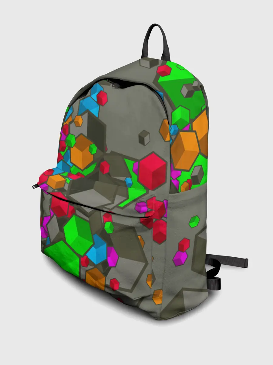 Рюкзак джинсовый / Кубики