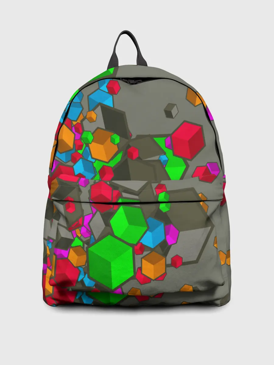 Рюкзак джинсовый / Кубики