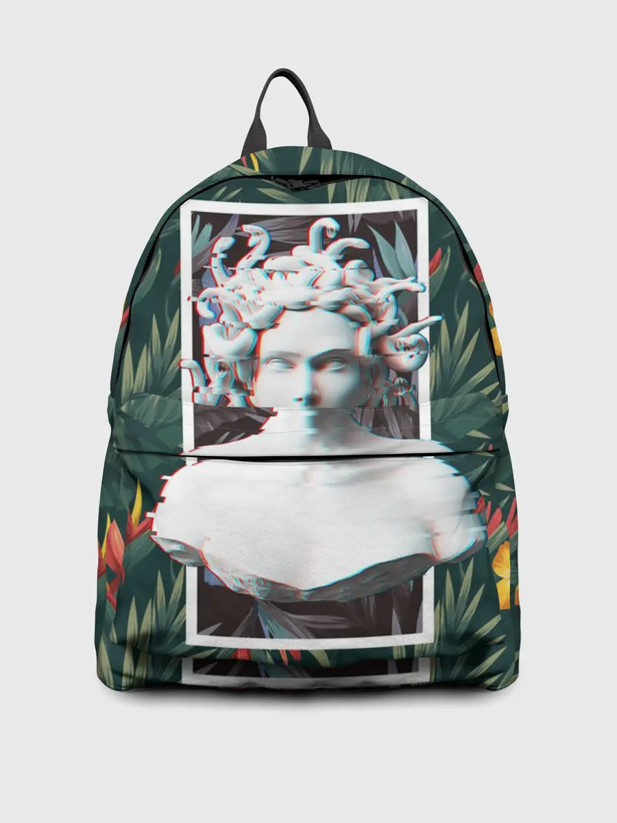 Рюкзак джинсовый / Медуза Горгона