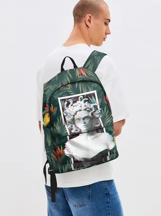 Рюкзак джинсовый / Медуза Горгона