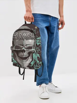 Рюкзак джинсовый / Bring Me the Horizon