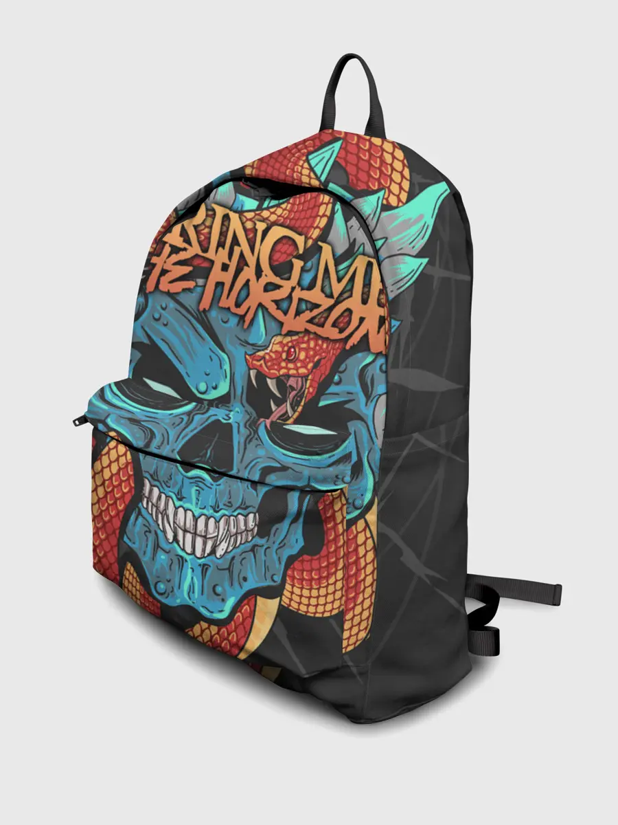 Рюкзак джинсовый / Bring Me the Horizon