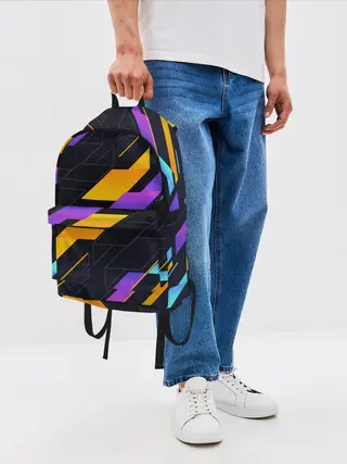 Рюкзак джинсовый / Modern Geometry