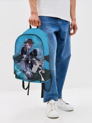 Рюкзак джинсовый / Osamu and Chuya