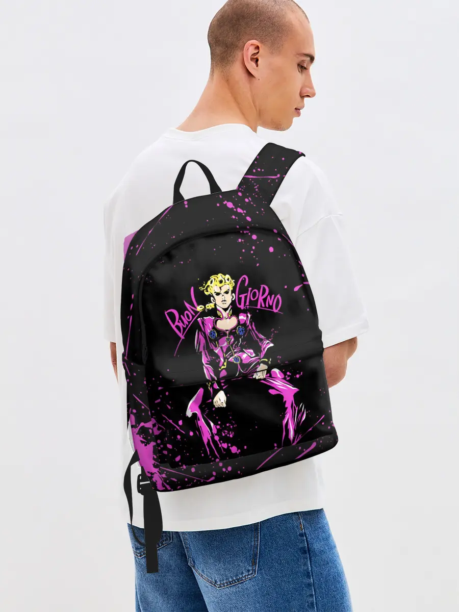 Рюкзак джинсовый / Кира джоджо фиолетовые брызги