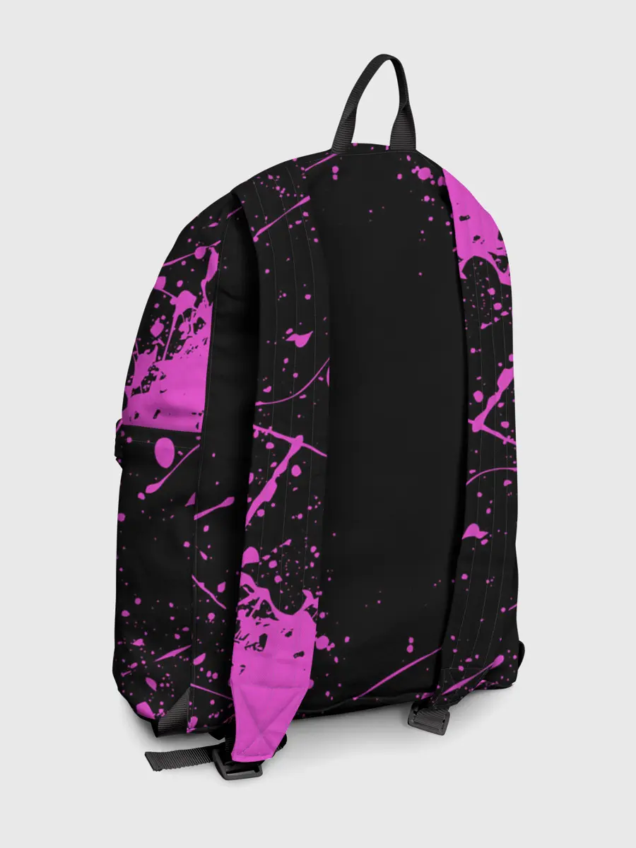 Рюкзак джинсовый / Кира джоджо фиолетовые брызги