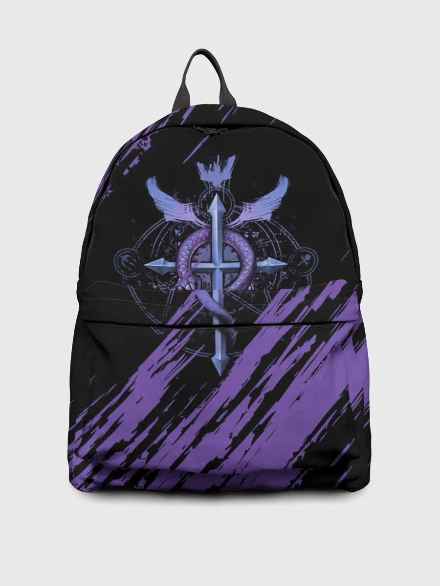 Рюкзак джинсовый / Стальной алхимик