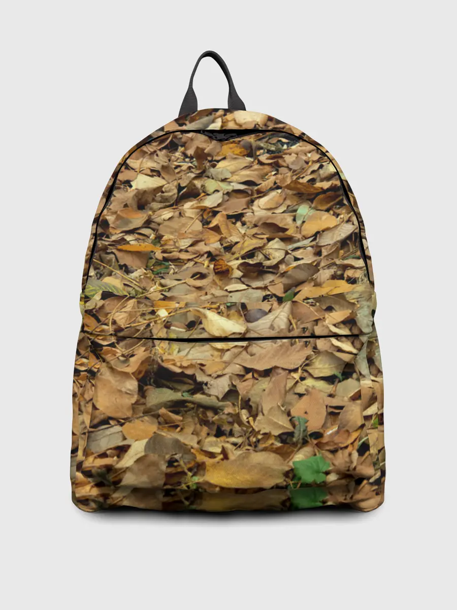 Рюкзак джинсовый / Листья