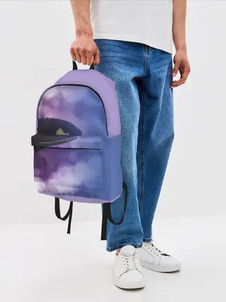 Рюкзак джинсовый / КАК ПРИРУЧИТЬ ДРАКОНА