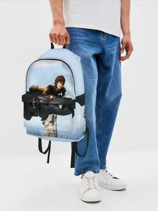 Рюкзак джинсовый / КАК ПРИРУЧИТЬ ДРАКОНА