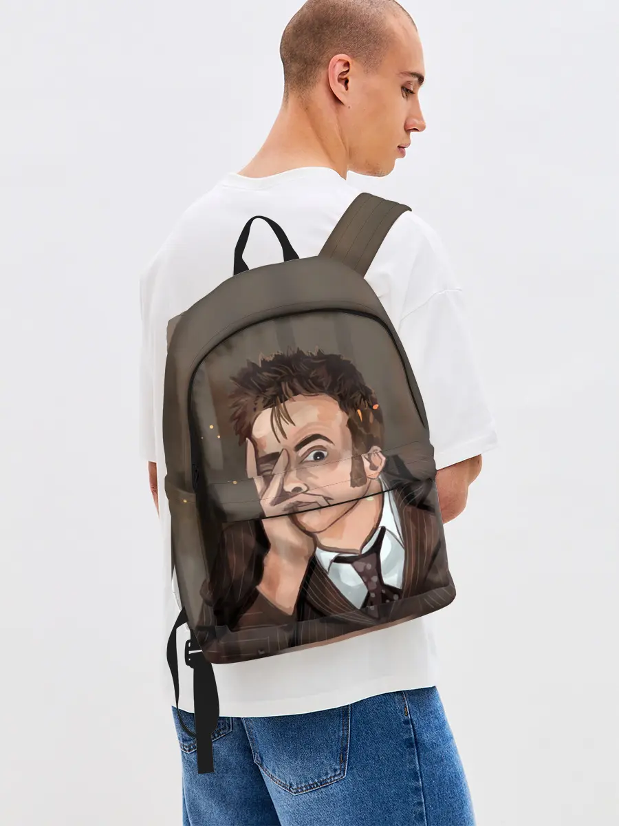 Рюкзак джинсовый / 10TH DOCTOR WHO