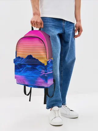 Рюкзак джинсовый / RETRO NEON