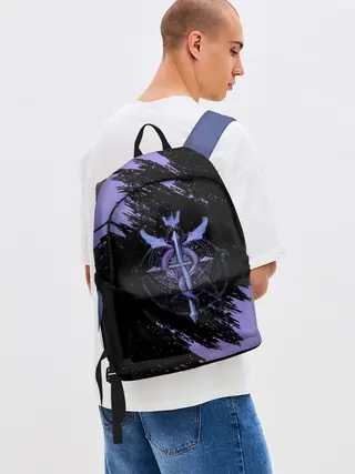 Рюкзак джинсовый / Стальной алхимик | Fullmetal Alchemist