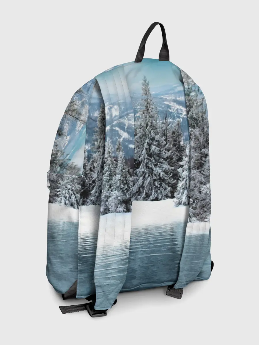 Рюкзак джинсовый / Зимний лес