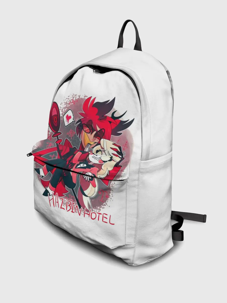Рюкзак джинсовый / Hazbin Hotel
