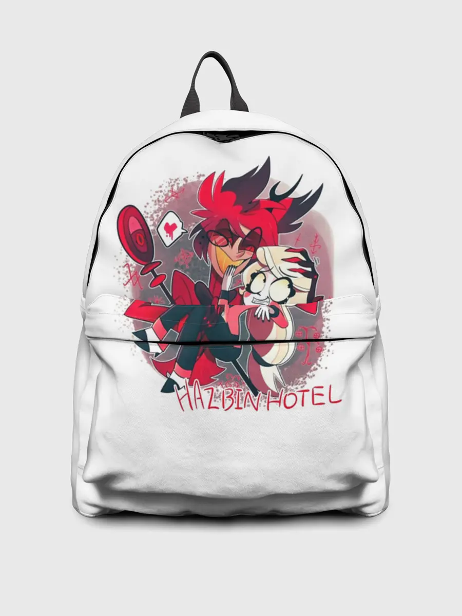Рюкзак джинсовый / Hazbin Hotel