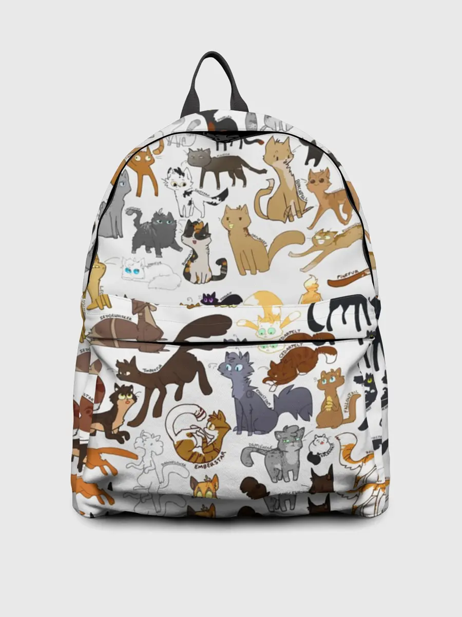 Рюкзак джинсовый / Котоколлаж 01