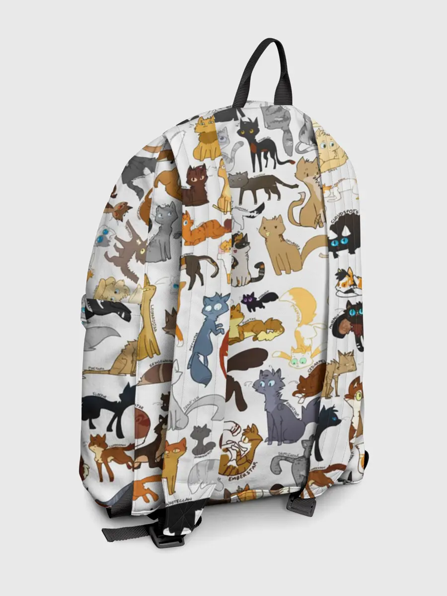 Рюкзак джинсовый / Котоколлаж 01