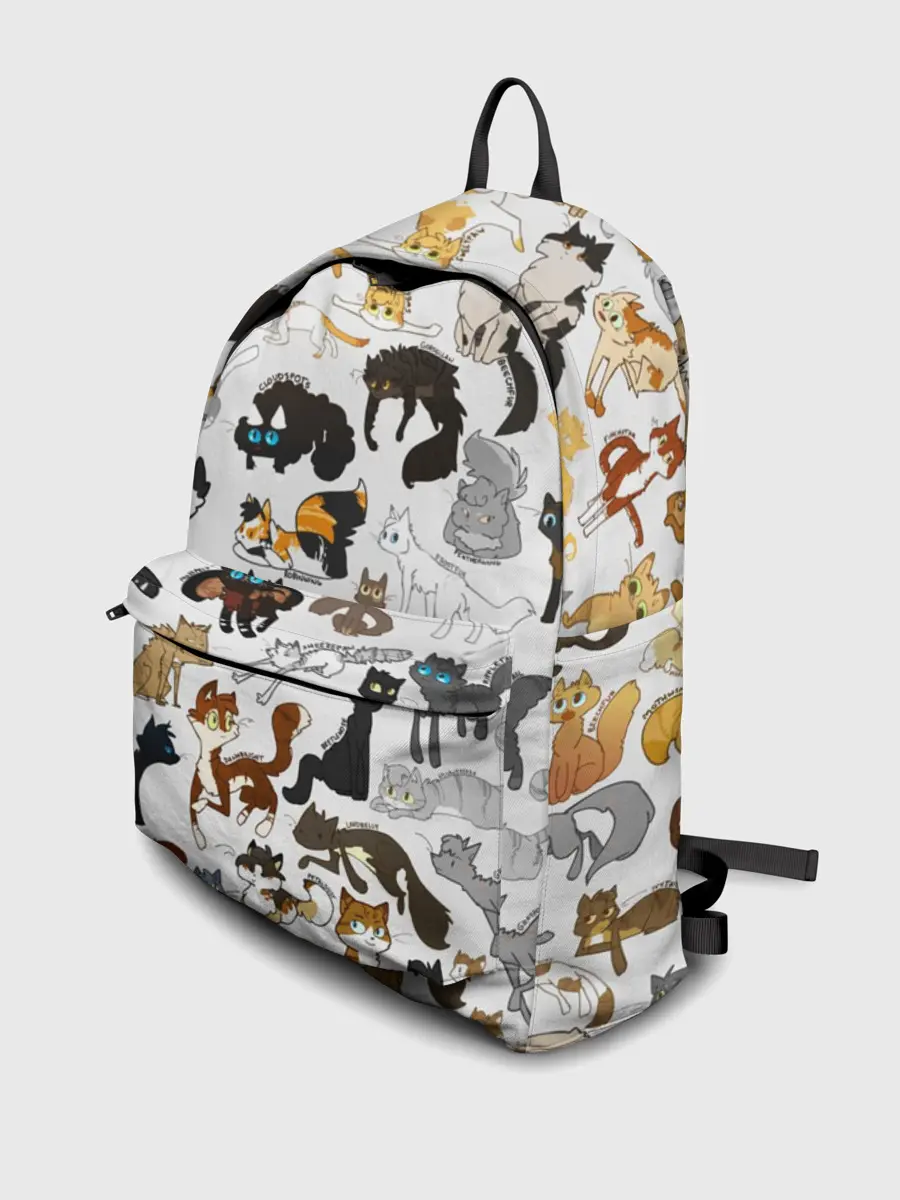 Рюкзак джинсовый / Котоколлаж 03