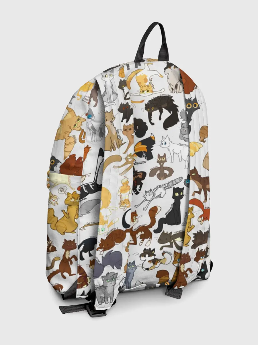 Рюкзак джинсовый / Котоколлаж 03