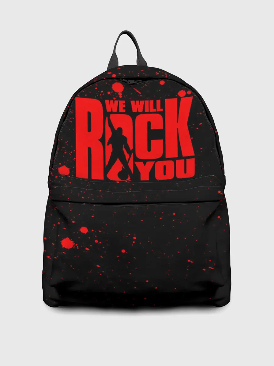 Рюкзак джинсовый / Queen - We Will Rock You
