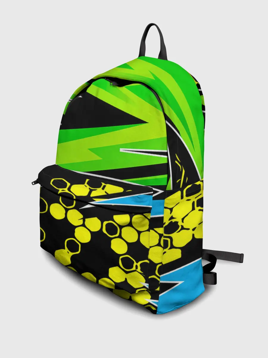 Рюкзак джинсовый / Light green urban marble