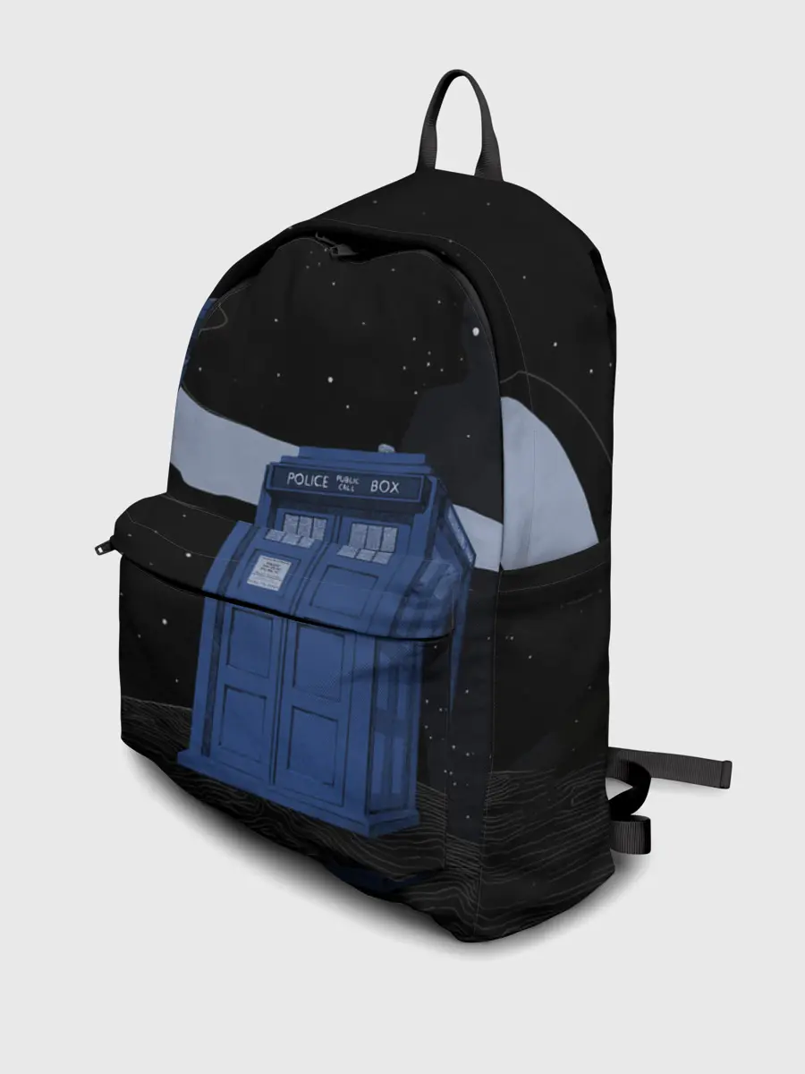 Рюкзак джинсовый / ТАРДИС