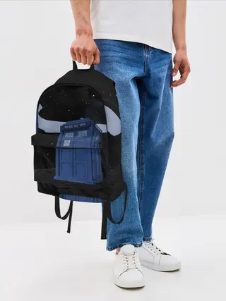 Рюкзак джинсовый / ТАРДИС
