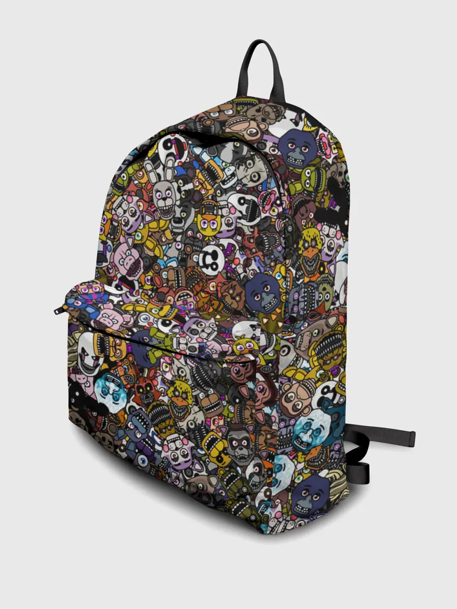 Рюкзак джинсовый / FNaF стикербомбинг