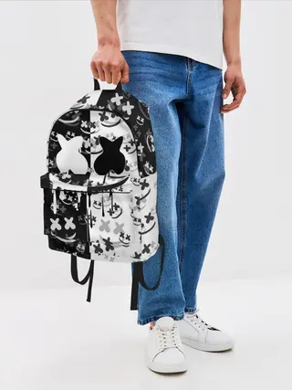 Рюкзак джинсовый / Fortnite & Marshmello