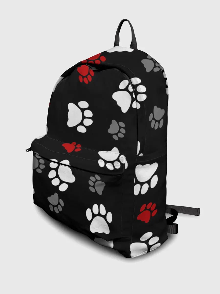 Рюкзак джинсовый / Следы лап