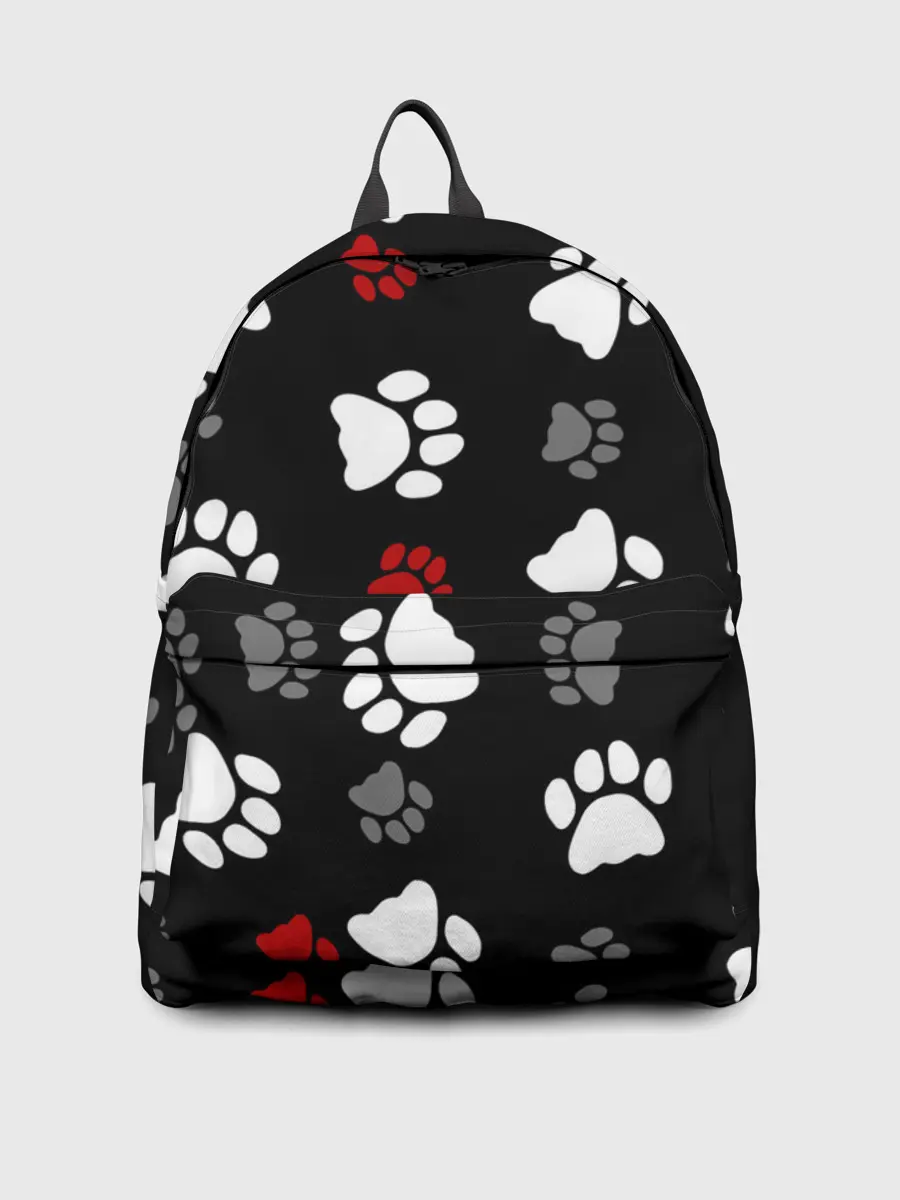 Рюкзак джинсовый / Следы лап