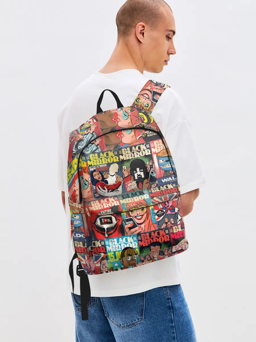 Рюкзак джинсовый / ЧЕРНОЕ ЗЕРКАЛО