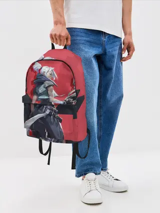 Рюкзак джинсовый / Valorant - Riot