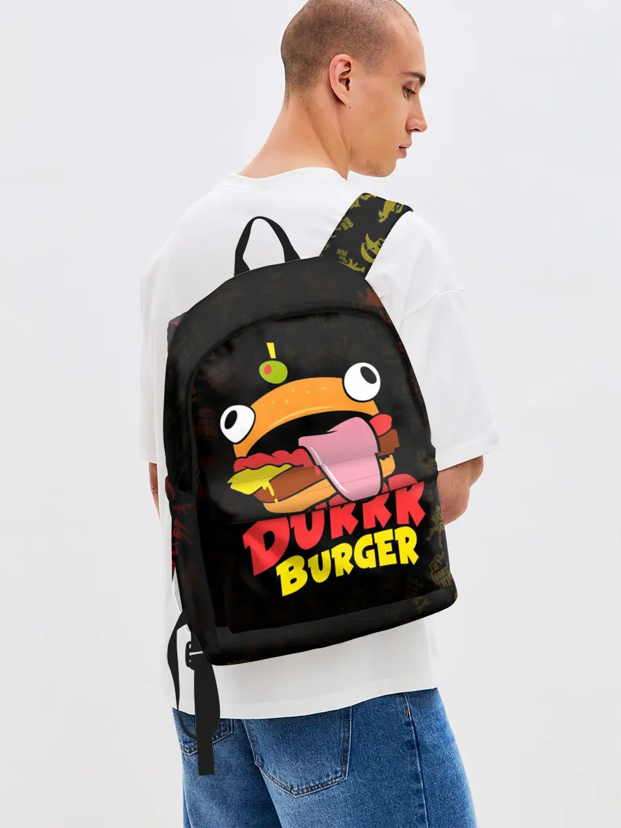 Рюкзак джинсовый / Fortnite Durrr Burger