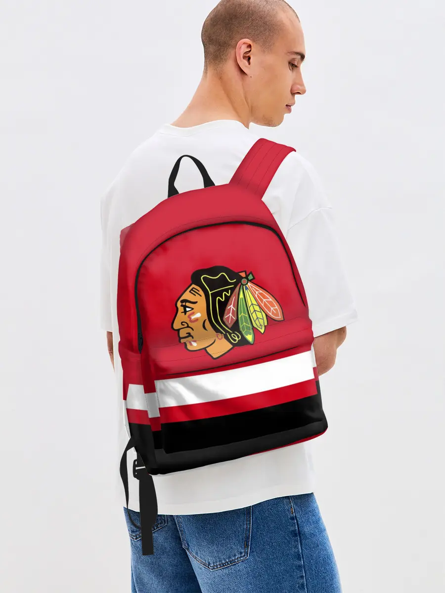 Рюкзак джинсовый / Chicago Blackhawks