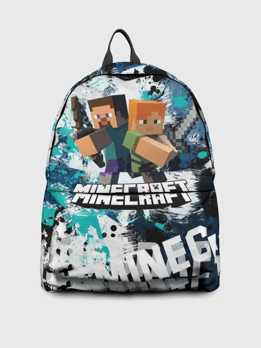 Рюкзак джинсовый / Minecraft / Майнкрафт