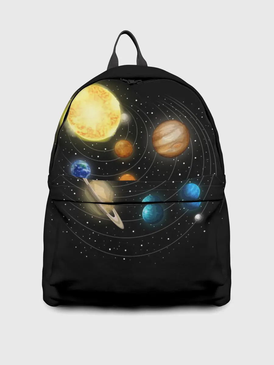 Рюкзак джинсовый / Солнечная Система