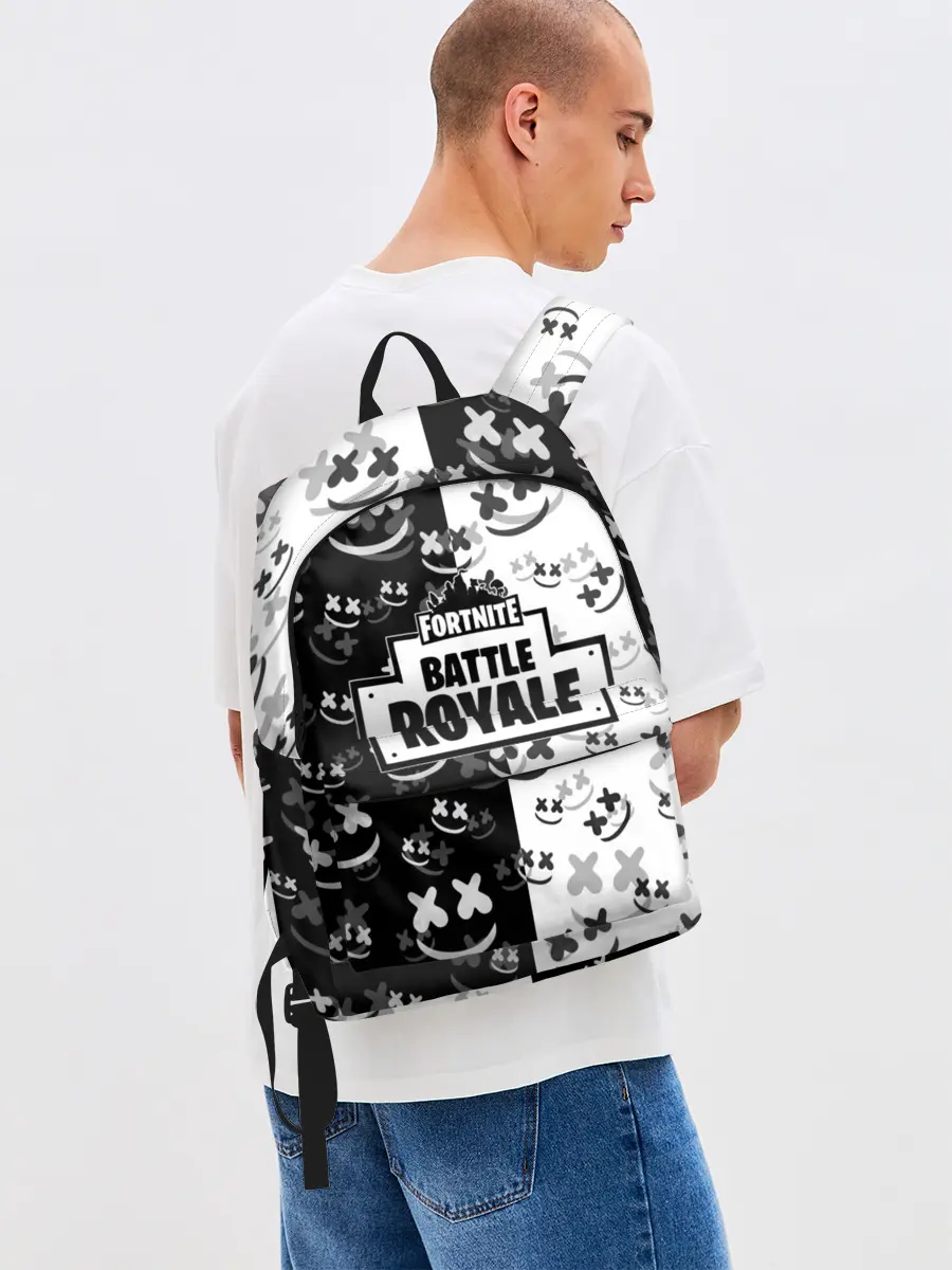 Рюкзак джинсовый / Fortnite & Marshmello