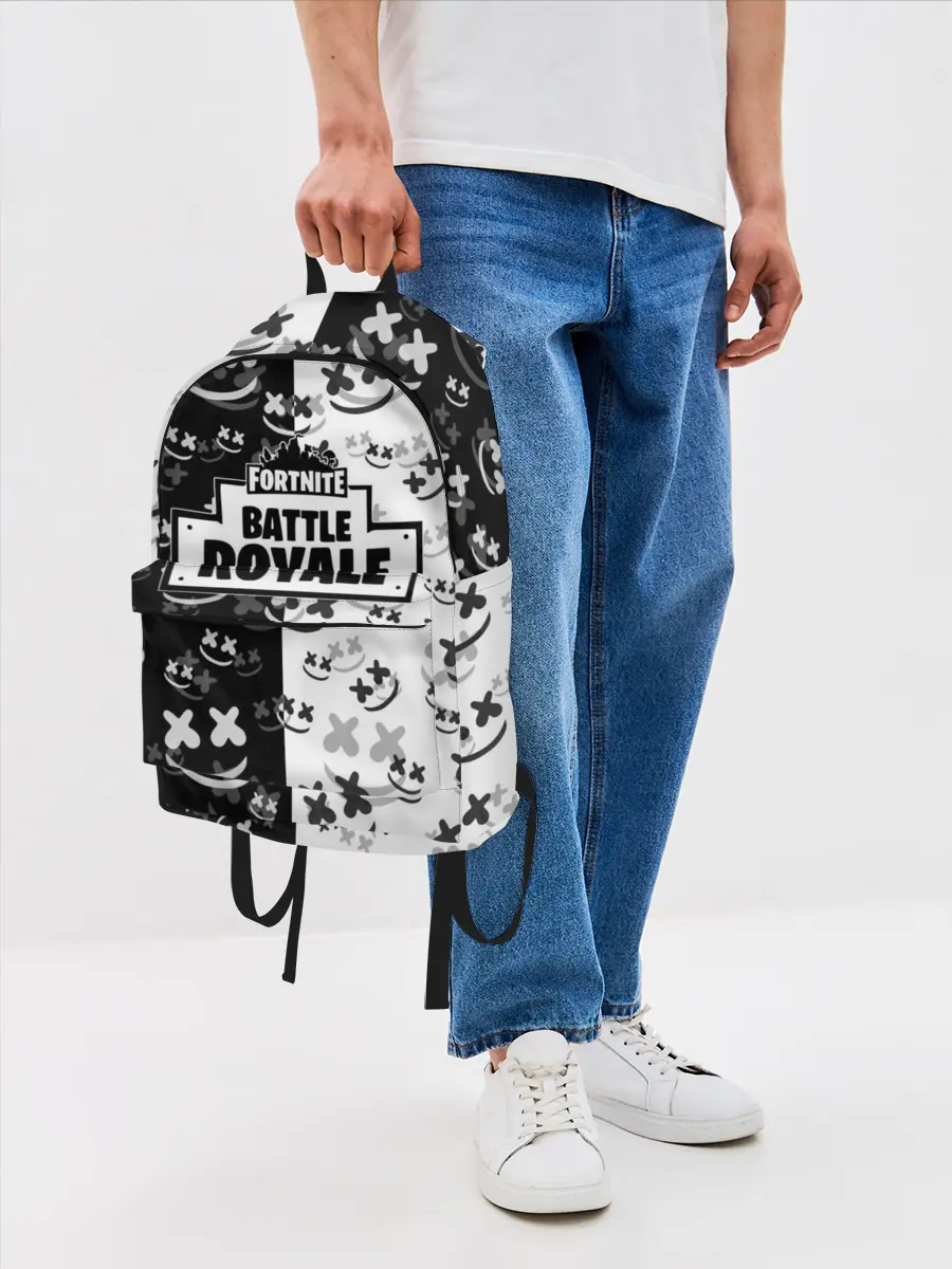 Рюкзак джинсовый / Fortnite & Marshmello