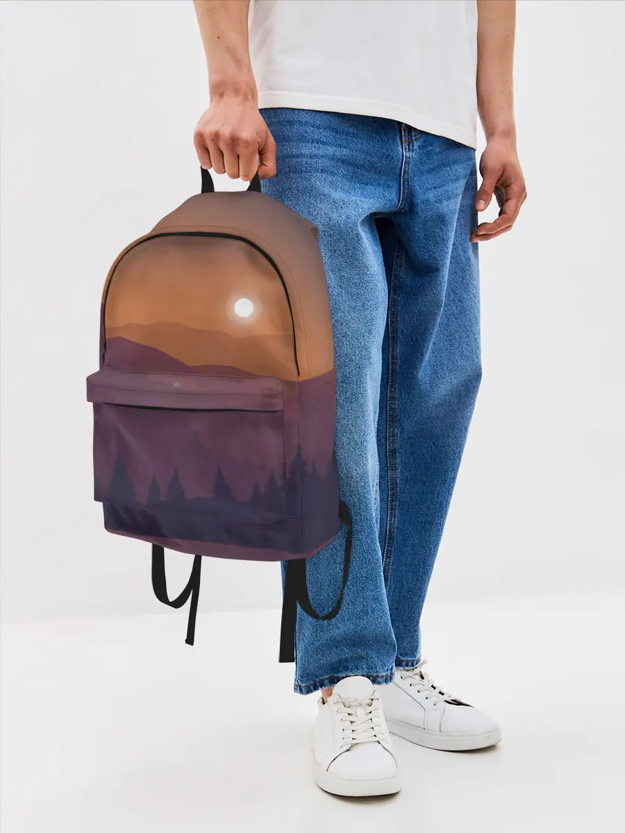 Рюкзак джинсовый / Горы