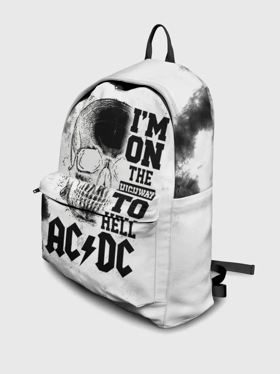 Рюкзак джинсовый / Im on the highway to hell AC/DC