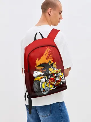 Рюкзак джинсовый / Ёж Шедоу